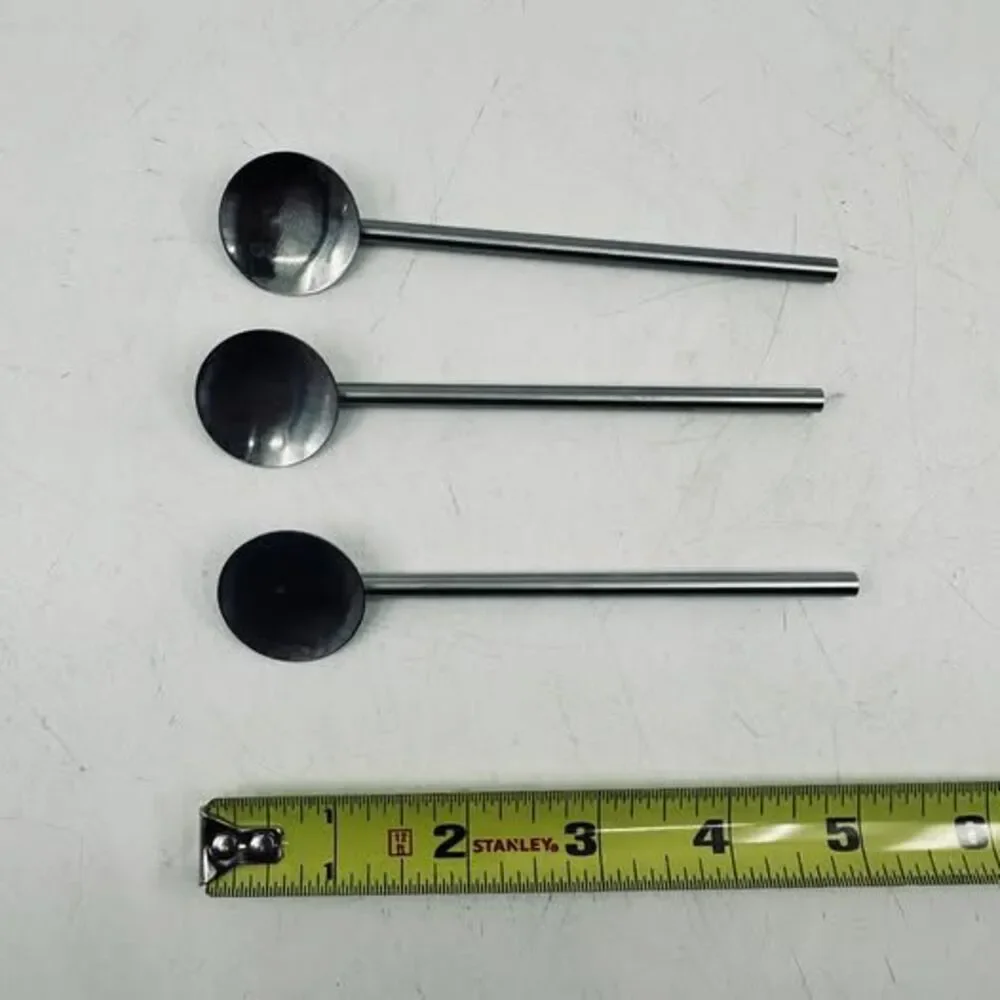 Stainless Steel Bar Spoons Set - Cocktail Mixing Spoons (3pc)